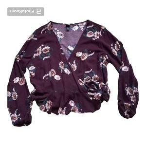 Wild Fabel, Size XXL, Maroon Long Sleeve Shirt.